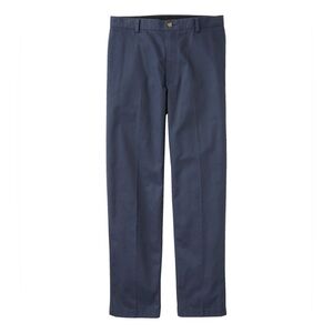 L.L. Bean Wrinkle-Free Chinos, Classic Fit, 36W X 34L in Navy EUC